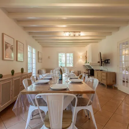 Maison Landaise Familiale 10 Pers Au Coeur De La Foret *