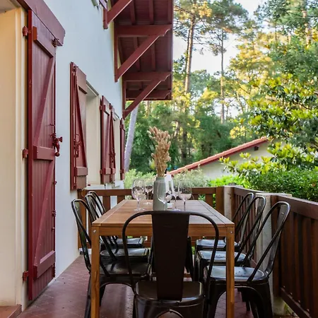 Maison Landaise Familiale 10 Pers Au Coeur De La Foret *